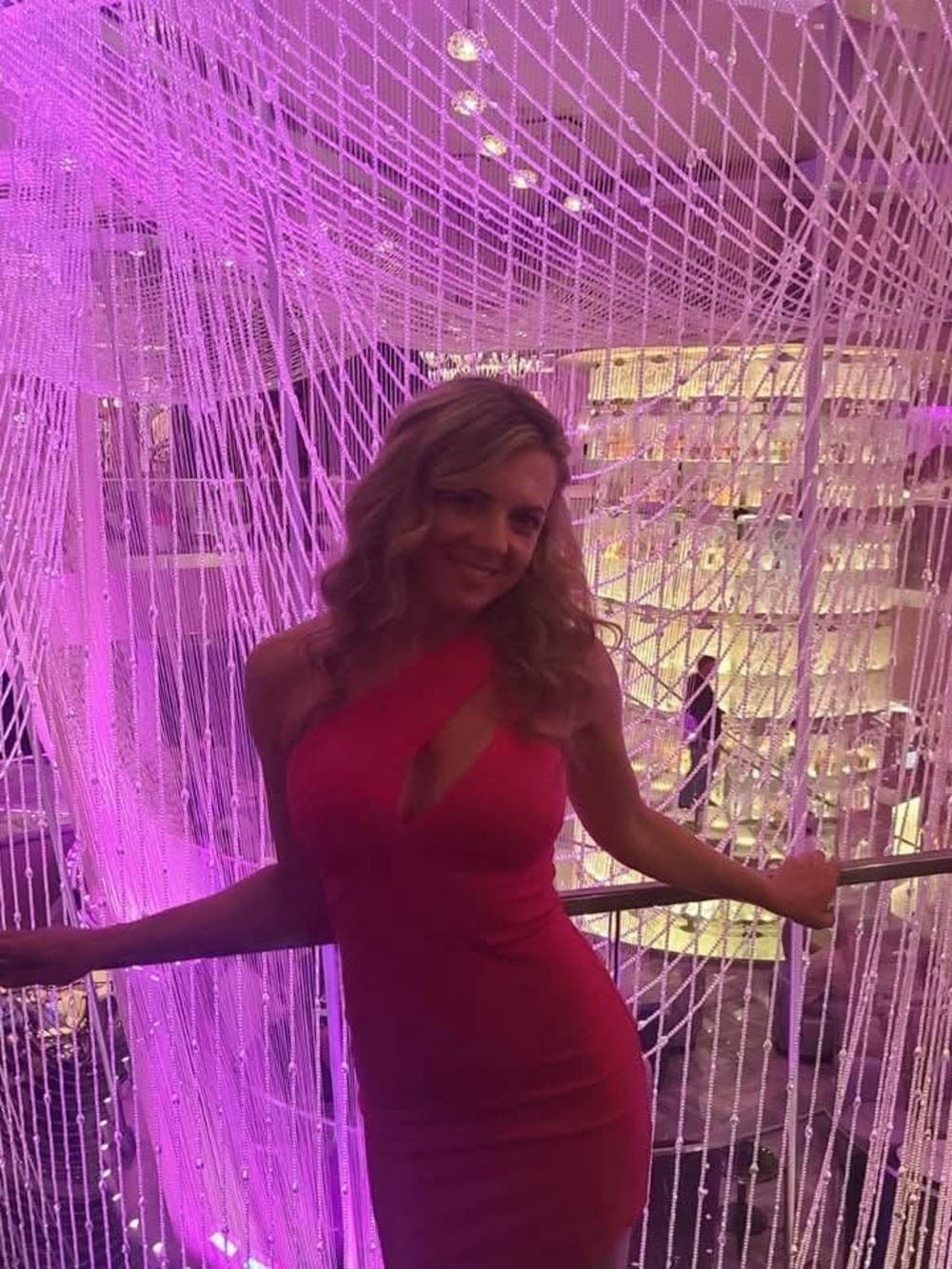 Lovers + Friends One-Shoulder Hot Pink Bodycon Dress
